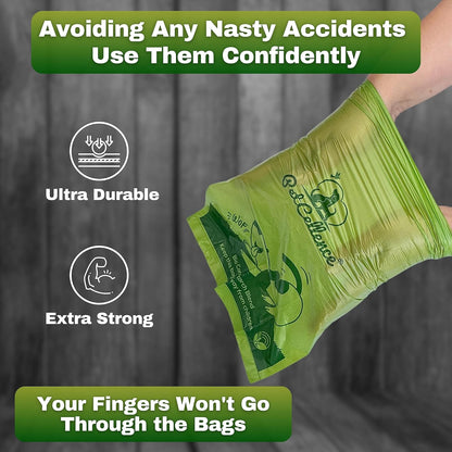 PetCellence 270 pack unscented dog poo bags, extra thick 17 micron