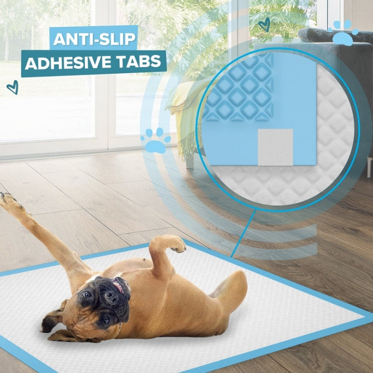 PetCellence extra large dog pee pads with corner tapes
