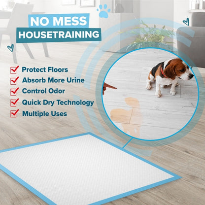 PetCellence pee pads for dogs, leak-proof backing