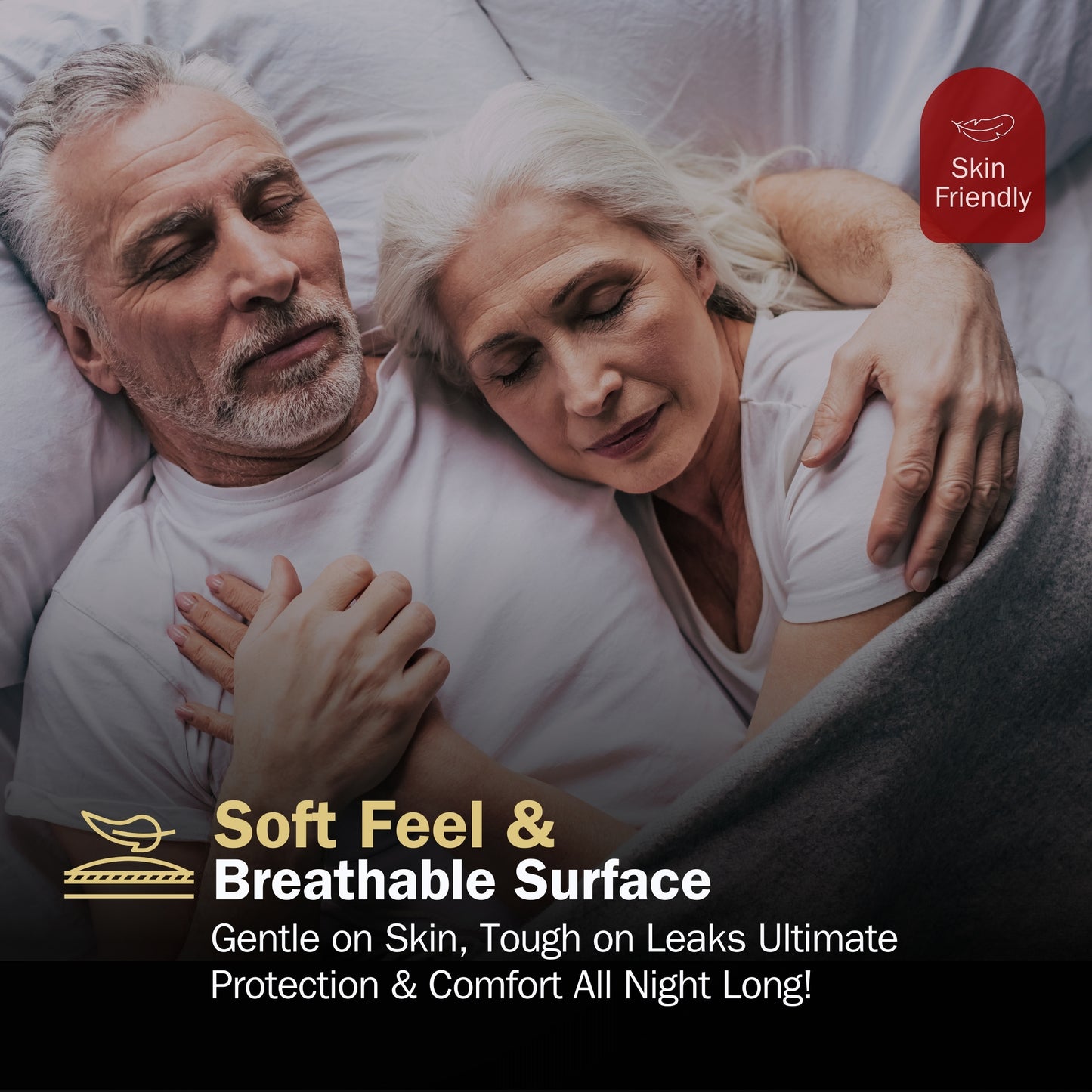 iDEVISE incontinence pads used on a bed and on a chair