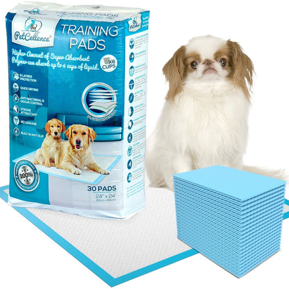 PetCellence puppy training pads, 30 pack, 60 x 60cm