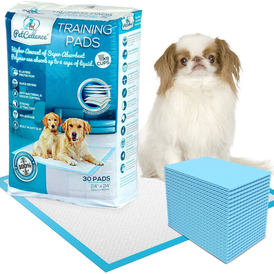 PetCellence puppy training pads, 30 pack, 60 x 60cm