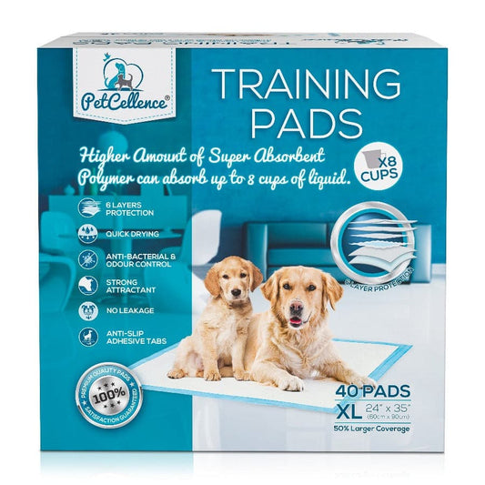 PetCellence extra large puppy pads, 40 pack, 60 x 90cm